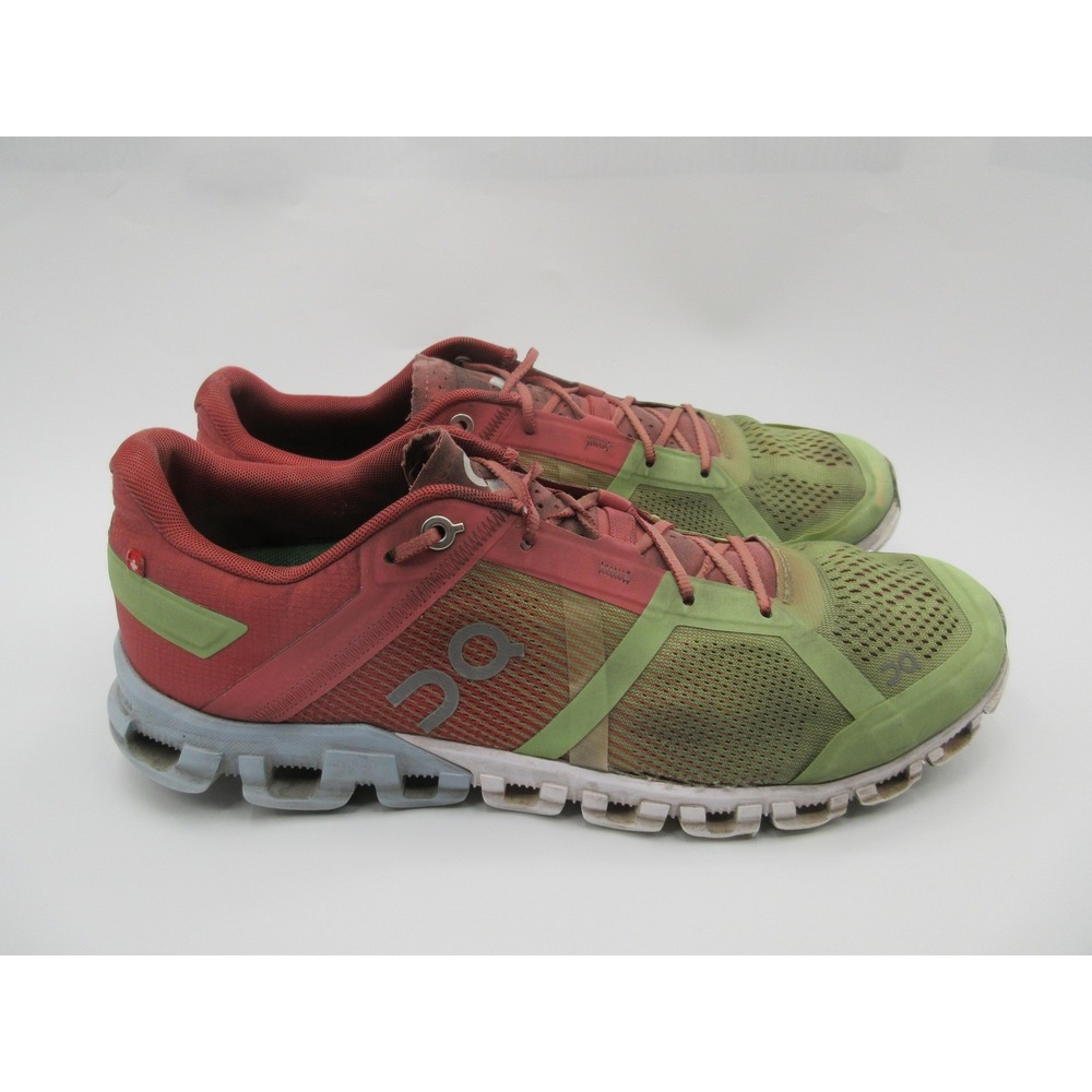 On Running Cloudsurfer Shoes Womens Size 11 Pink Green CloudTec Athletic